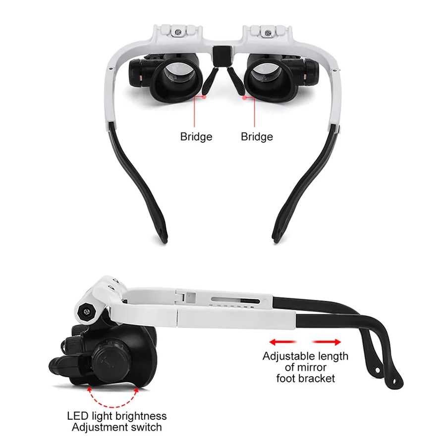 🔥 Last Day 50% OFF 🔥8X/15X/23X LED Headband Magnifying Glass