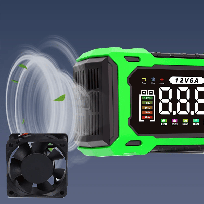 ⏳⏳Time-Limited Special⏰12V 6A Smart Car Battery Charger , Auto Maintain & Desulfation