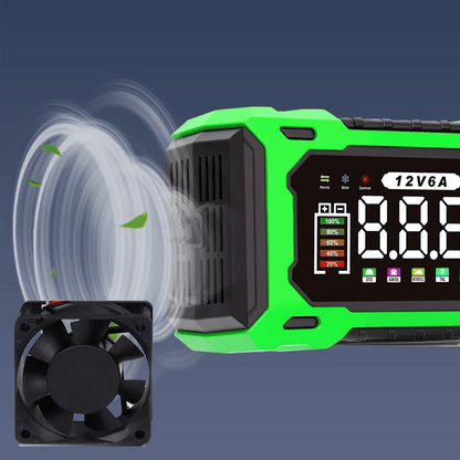 ⏳⏳Time-Limited Special⏰12V 6A Smart Car Battery Charger , Auto Maintain & Desulfation