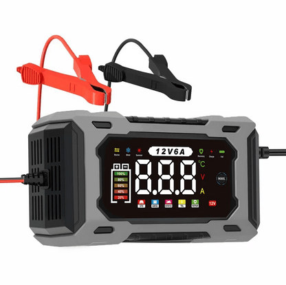 ⏳⏳Time-Limited Special⏰12V 6A Smart Car Battery Charger , Auto Maintain & Desulfation
