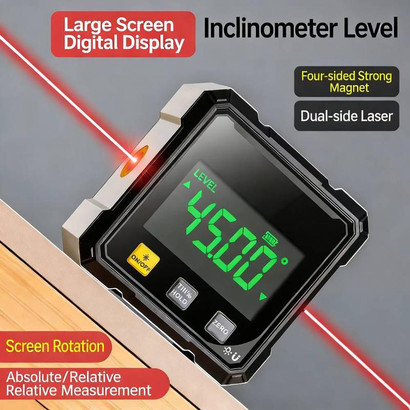 Digital Laser Angle Finder Protractor Tool