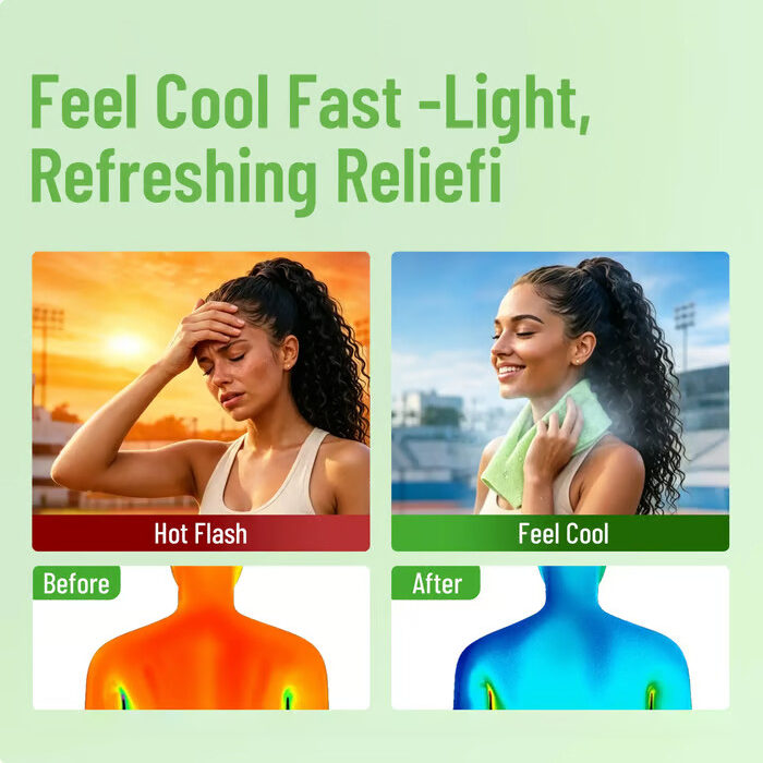 Cooling Towels & XL Menthol Cooling Wipes for Summer Heat, Sports, Travel & Outdoor Relief