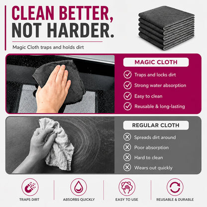 Magic Microfiber Cleaning Cloth (5-Pack)