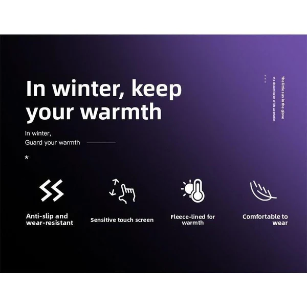 Tiktrove -Outdoor Winter Gloves Touchscreen Windproof Full-Finger Gloves