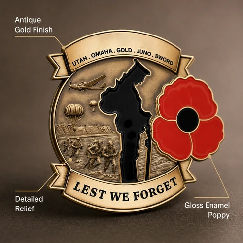 Limited Edition 80th Anniversary Commemorative Brooch