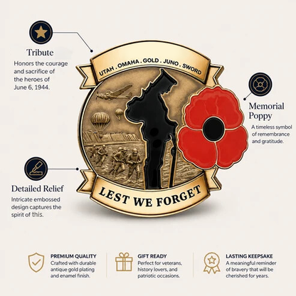 Limited Edition 80th Anniversary Commemorative Brooch
