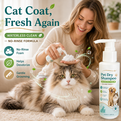 🔥HOT SALE🔥Rinse-Free Pet Shampoo Mousse
