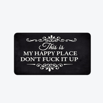 “This Is My Happy Place” Doormat