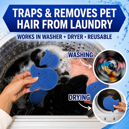 💦 Laundry Pet Hair Removal Fish - 5 Pack