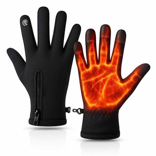 Tiktrove -Outdoor Winter Gloves Touchscreen Windproof Full-Finger Gloves