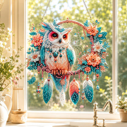 💥LAST DAY 50% OFF - Hummingbird Diamond Art Hanging Ornament Kit – Sparkling DIY Window Ornament 🐦✨