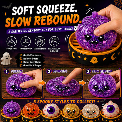 🔥 50% OFF TODAY 🎃 Halloween Steamed Bun Squishy Mystery Box Toy