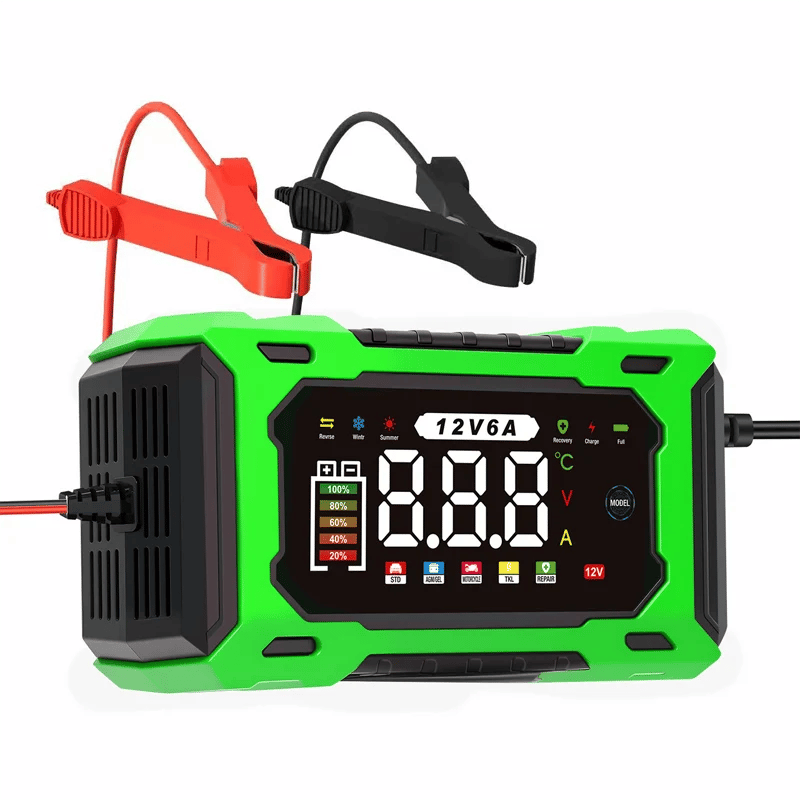 ⏳⏳Time-Limited Special⏰12V 6A Smart Car Battery Charger , Auto Maintain & Desulfation