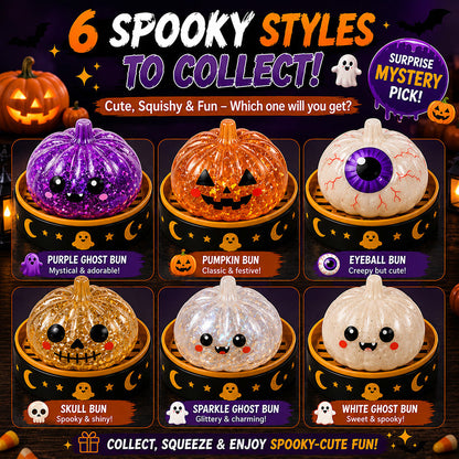 🔥 50% OFF TODAY 🎃 Halloween Steamed Bun Squishy Mystery Box Toy