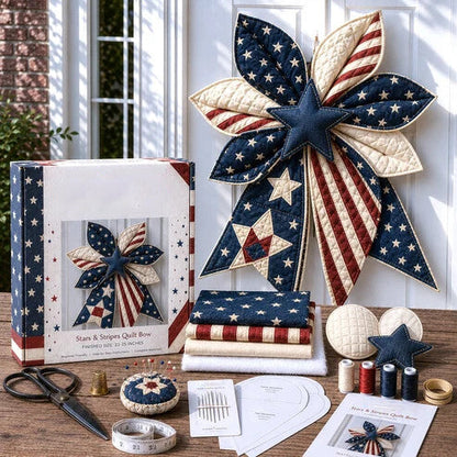 Large Patchwork Bow Sewing Kit