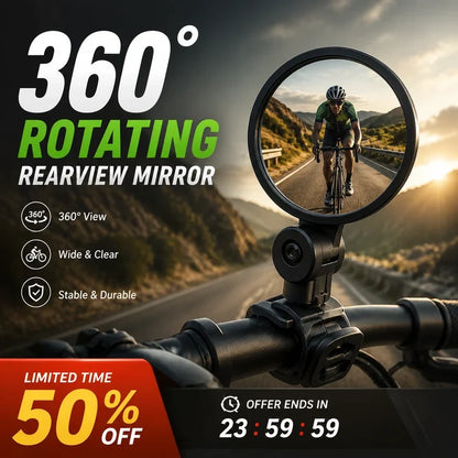 360° Rotating Rearview Mirror（1 Set 2 Pcs）