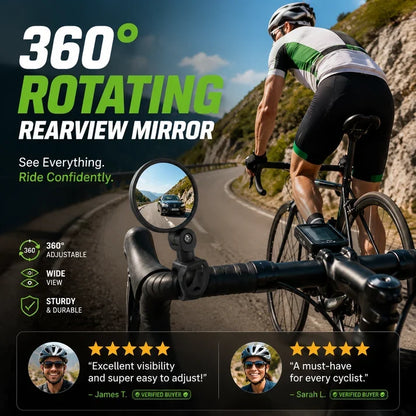 360° Rotating Rearview Mirror（1 Set 2 Pcs）
