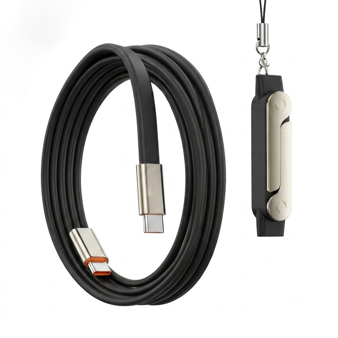 Type-C Fast Charging Cable With Detatchable Stand