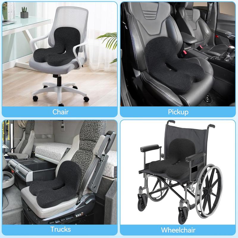 🛡️ LIMITED-TIME 50% OFF! 🚗 Non-Slip Memory Foam Seat Cushion for Car & Office – Ergonomic Pain Relief, Universal Fit, Breathable Mesh ✨