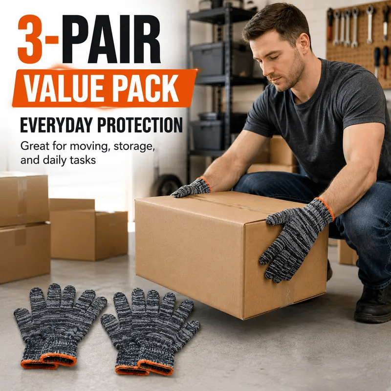 🧤Gardening Gloves for Men & Women– Breathable Stretch Work Gloves with Reinforced Grip | Multi-Purpose Yard, DIY & Workshop Protection Gloves