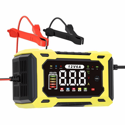 ⏳⏳Time-Limited Special⏰12V 6A Smart Car Battery Charger , Auto Maintain & Desulfation