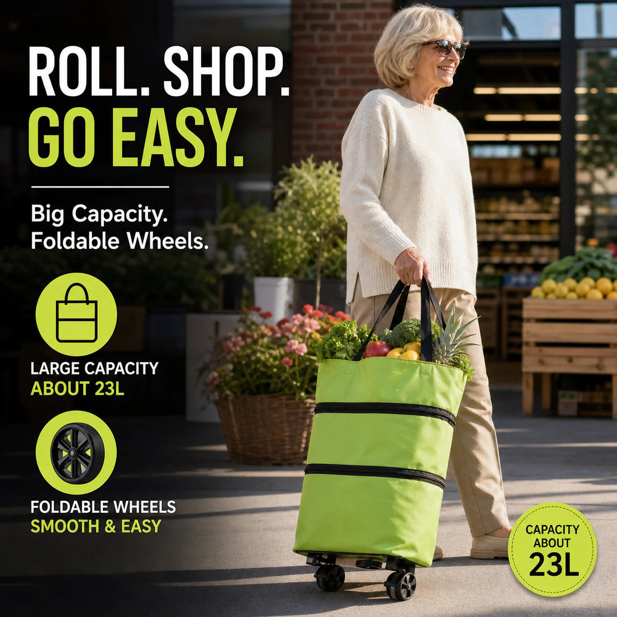 🔥HOT SALE 49% OFF🔥Foldable 2-in-1 Shopping Bag