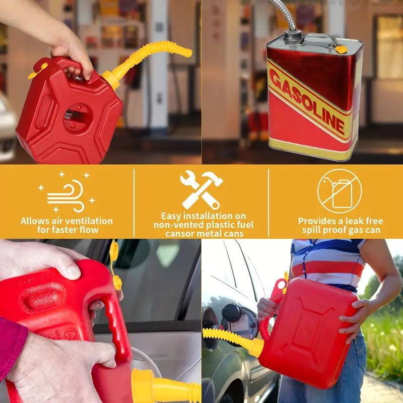 Replacement Gas Can Spout With Flexible Nozzle