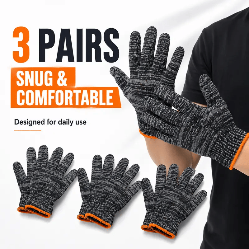 🧤Gardening Gloves for Men & Women– Breathable Stretch Work Gloves with Reinforced Grip | Multi-Purpose Yard, DIY & Workshop Protection Gloves
