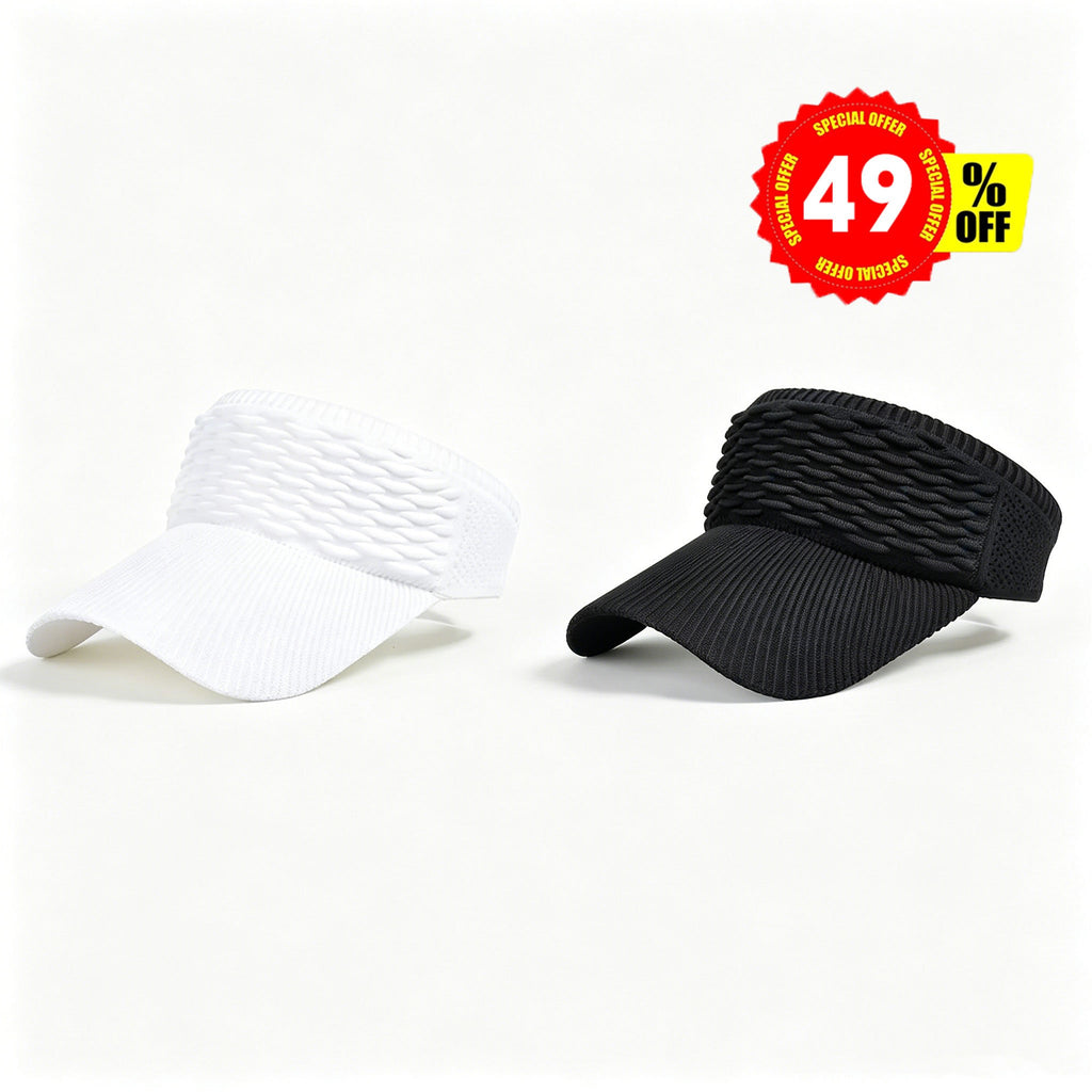 👒 Women's High Ponytail Sun Visor Hats