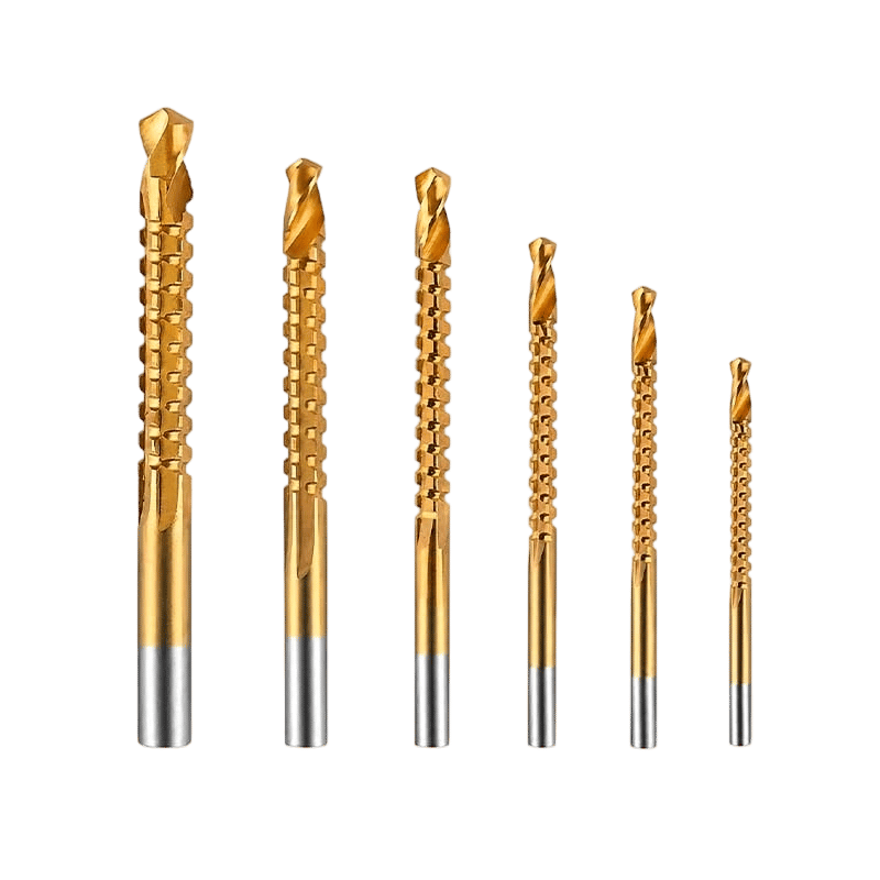 Professional 3-in-1 Side-Cutting M35 Cobalt Drill Bit Set