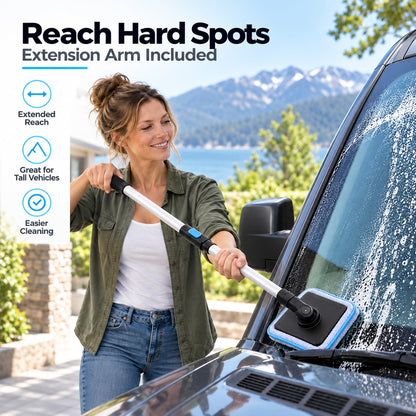 Dual Magnetic Car Windshield Cleaner | Streak-Free Auto Glass Cleaning Kit