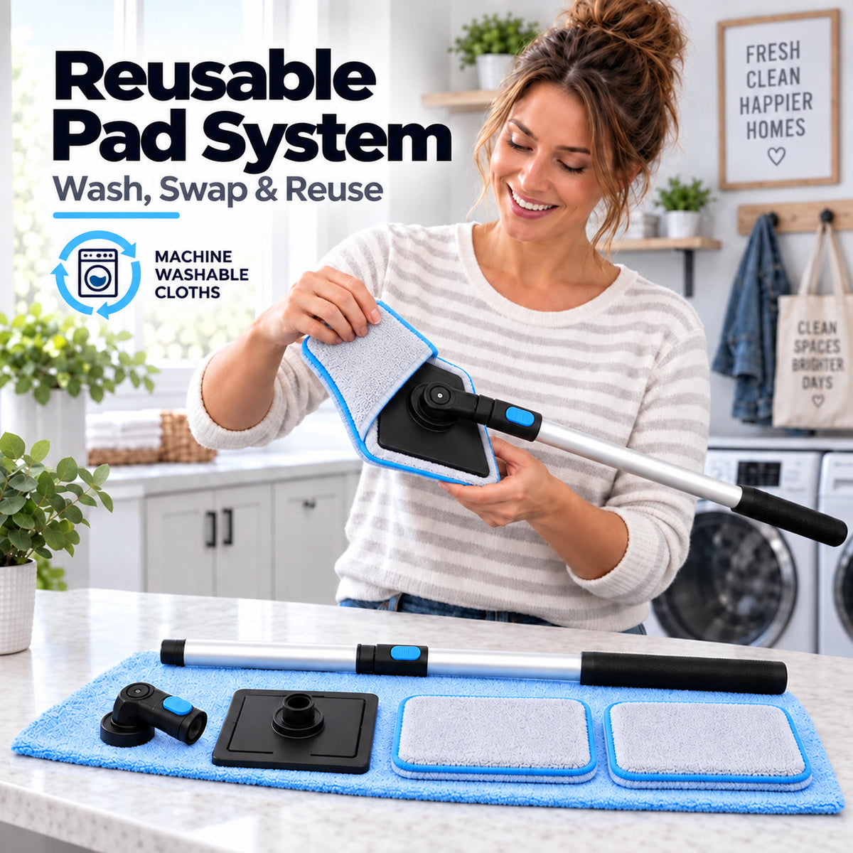 Dual Magnetic Car Windshield Cleaner | Streak-Free Auto Glass Cleaning Kit