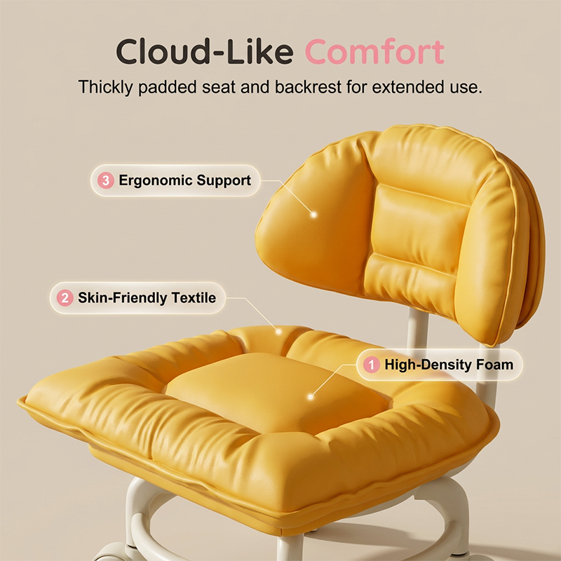 📢📢50% OFF !! ⏰Rolling Low Stool with Backrest⚙️🪑
