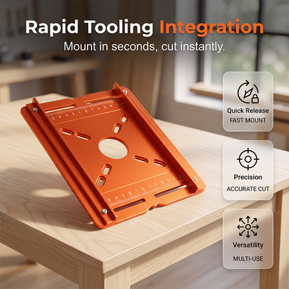 ausbs Precision Wood Router Slotting Guide Bracket