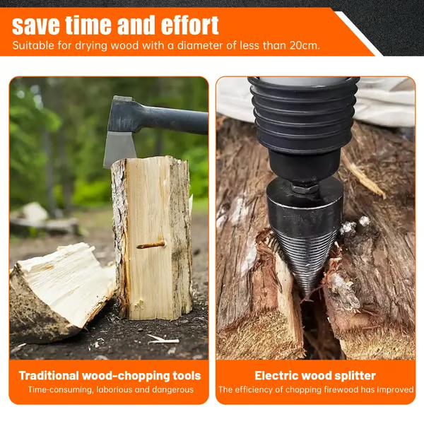 🔥 Hot Summer Sale 50% OFF🔥WOOD LOG SPLITTER FIREWOOD DRILL BIT