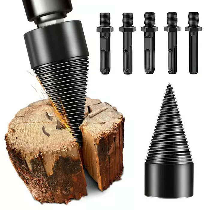 🔥 Hot Summer Sale 50% OFF🔥WOOD LOG SPLITTER FIREWOOD DRILL BIT