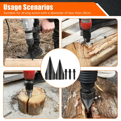 🔥 Hot Summer Sale 50% OFF🔥WOOD LOG SPLITTER FIREWOOD DRILL BIT