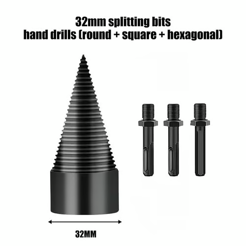 🔥 Hot Summer Sale 50% OFF🔥WOOD LOG SPLITTER FIREWOOD DRILL BIT